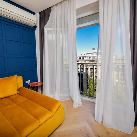 公寓 Blue Moon - One Bedroom - Romana Square 布加勒斯特